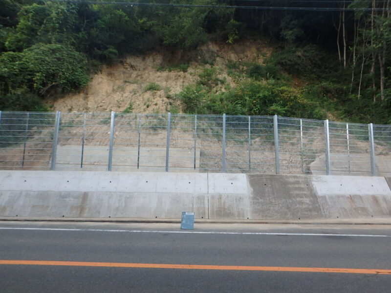 県道(一)物部藪崎線 道路災害復旧工事(和田山町) 能見建設株式会社